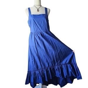 Who What Wear Blue Maxi Dress| NWT Size Large
